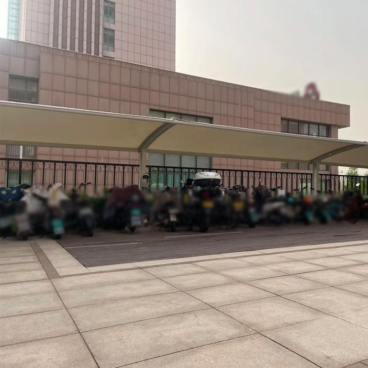 牡丹江膜结构电动车棚